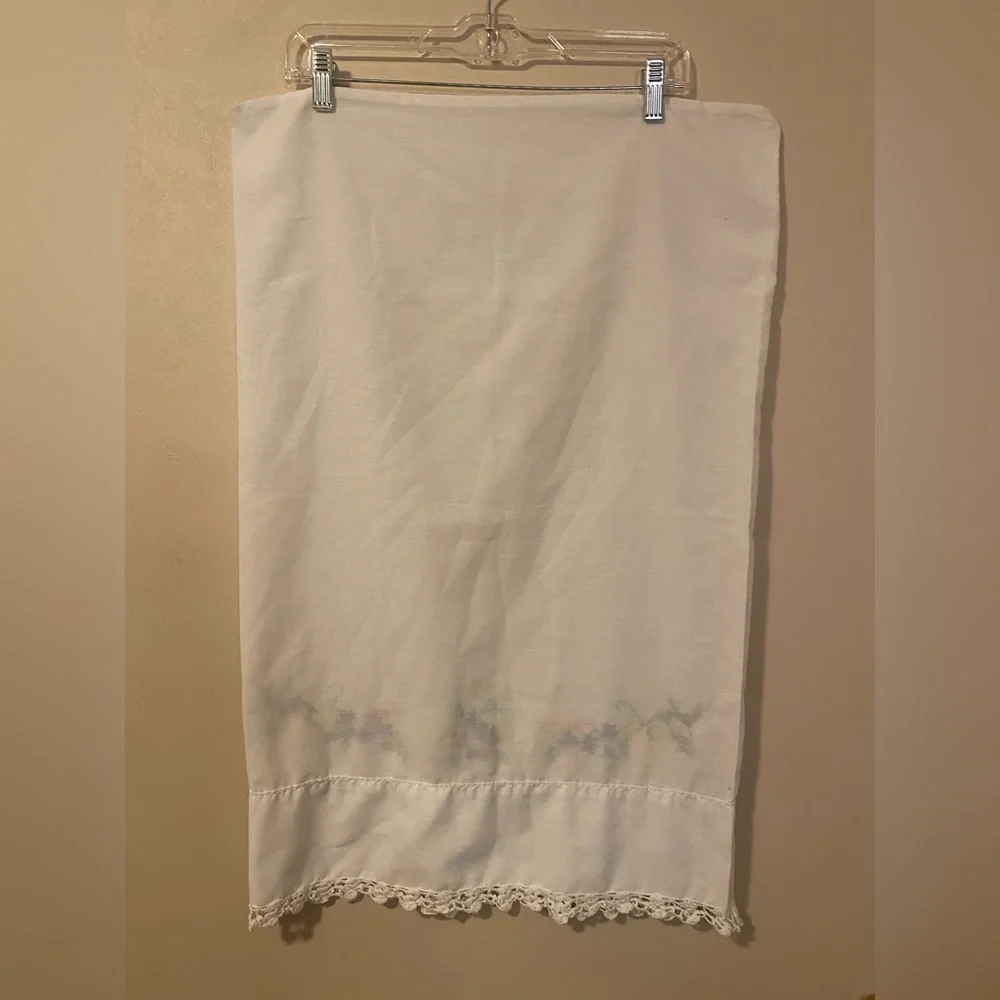Vintage Westpoint Stevens pillowcase embroidered hummingbird Made in the USA